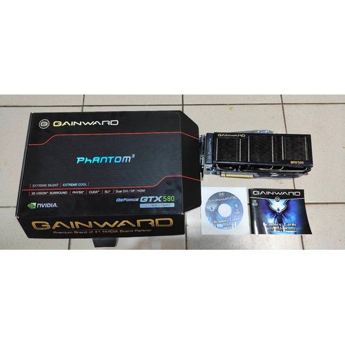 Carte graphique GAINWARD GeForce GTX 580 Phantom3 3Gb GDDR5