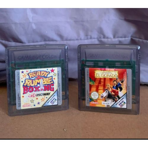 2 Jeux Game Boy Color Ready 2 Rumble Boxing Et Eldorado