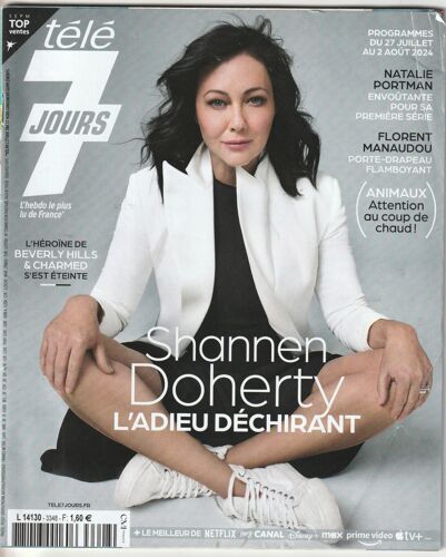 T7j Shannen Doherty 3p/Beyonce 1/2p/Natalie Portman 1p/Florent Manaudou 1p/Natasha St Pier 1p/Katy Perry 1p/Leon Marchand 1.5p/Tina Turner 1/2p/Nadia Fares 1.5p/Bruce Springsteen 1.5p/Teddy Riner 1.5p