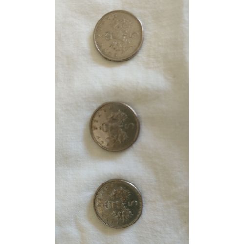 Lot De 3 Pièces Five Pence