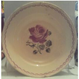 Grande Assiette Ancienne Badonviller Sans Estampe – Céramique – Pièce De Collection
