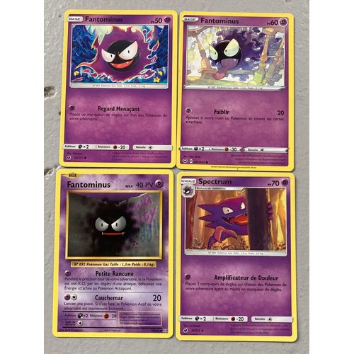 (3299) 3x Fantominus + Spectrum (Pokemon)