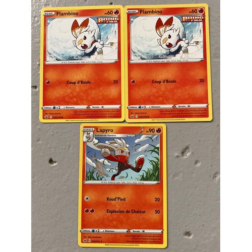 (3507) 2x Flambino + Lapyro (Pokemon) 