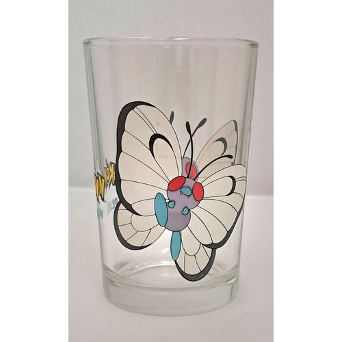 Verre Pokemon Papilusion À Eau Moutarde Licence Nintendo Amora Maille