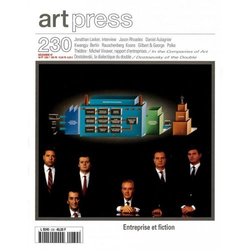 Artpress 10 Numéros Du N°230 Décembre 1997 Au N° 239 Octobre 1998