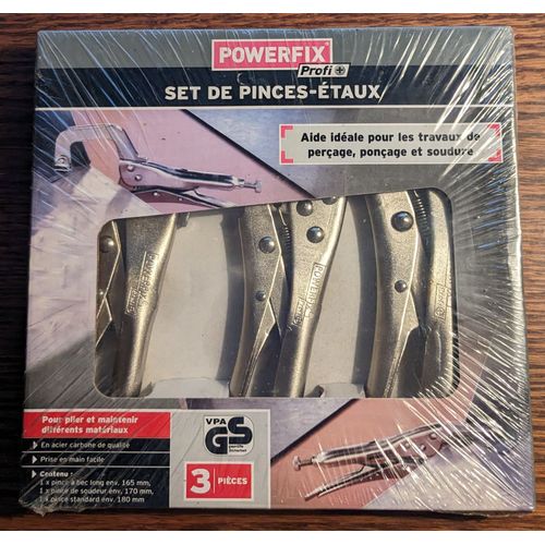 Set de pinces-étaux Powerfixe
