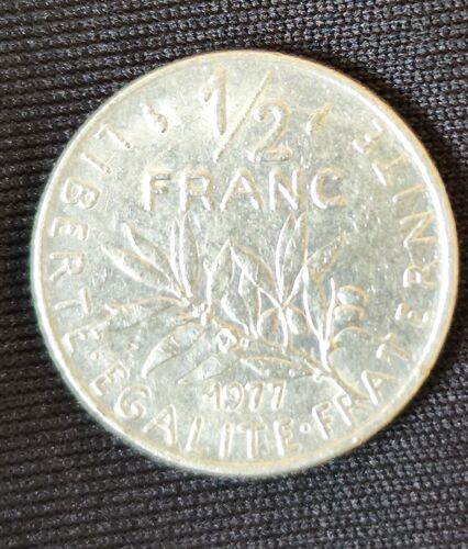 Pièce De 50 Centimes De Franc De 1977