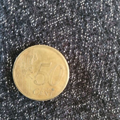 Bague En Argent Avec Pièce 50 Cent Espagne - Neuf Avec étiquettes