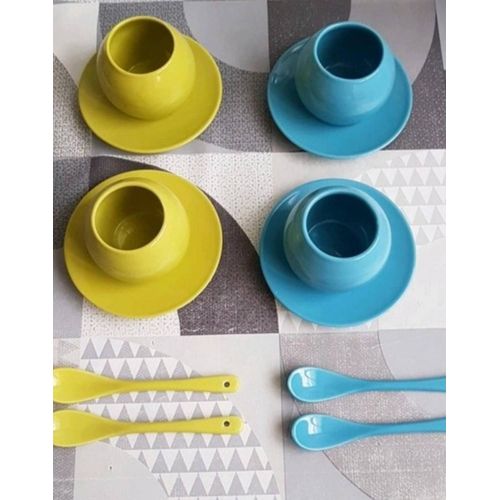 Set De 4 Pots À Sauce + Cuillères