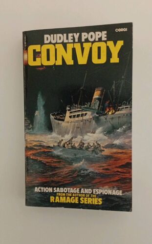 Dudley Pope Convoy Corgi 1980 Action Sabotage And Espionage Ramage Series 0552113557 0 552 11355 7 Arcata Graphics 1979
