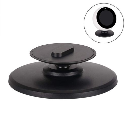 Base de Noir de Support de Rotation 360°, avec Support Robuste de Roulements Magnétiques et de Précision Pour Accessoires Echo Spot Smart Speakers