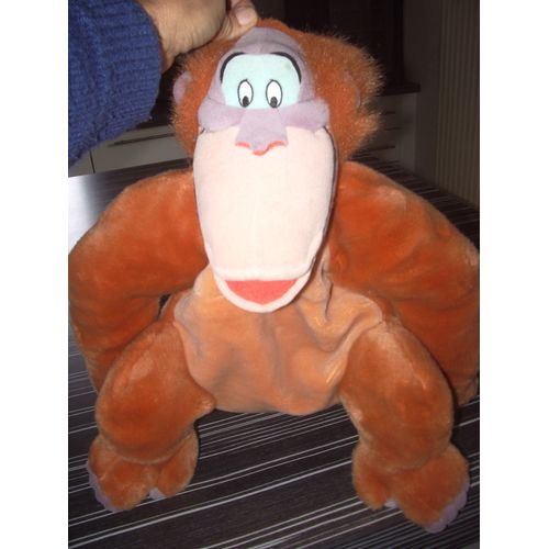 Grande Peluche /range pyjama Singe Roi Louie / Louis Le Livre De La Jungle 45 Cm Range Tout