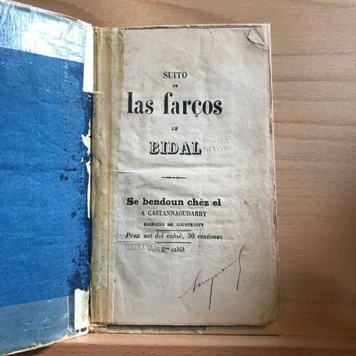 Suito De Las Farcos De Bidal 2e Cahier Castannaoudarry Vers 1870 Occitan