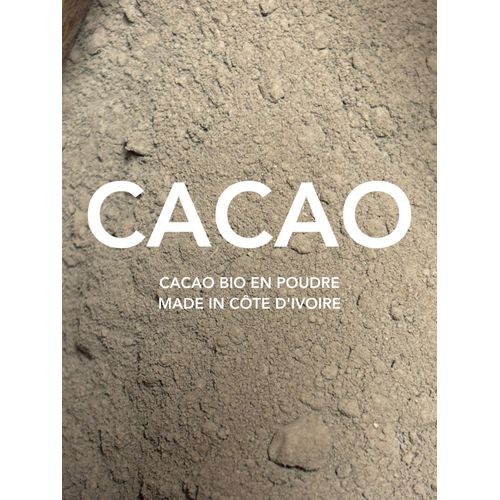 Cacao Pur Bio En Poudre, 100% Naturel, Sans Sucre, Origine Côte D'Ivoire, Seau Professionnel 2l, Qualité Pâtisserie
