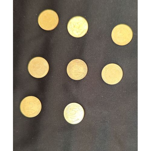 Pièce De 5 Centimes De Franc