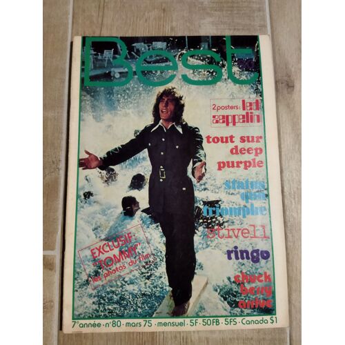 Best 80 Who Cover - Mega Poster Led Zeppelin - Deep Purple Gainsbourg Gong Can Alan Stivell Status Quo