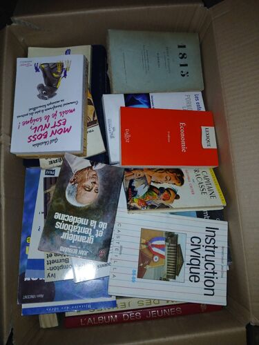 Lot De Livres Variés Pour Marchand, Revendeur