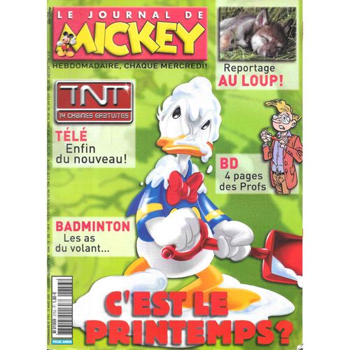 Le Journal De Mickey N°2753 - Le Loup D'Europe [Dossier] / Vaillant, Pigeon De Combat (Photo-Poster) - 23/03/2005
