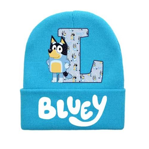 Bonnet Bluey Bingo Pour Enfants. Taille Unique - Lettre L