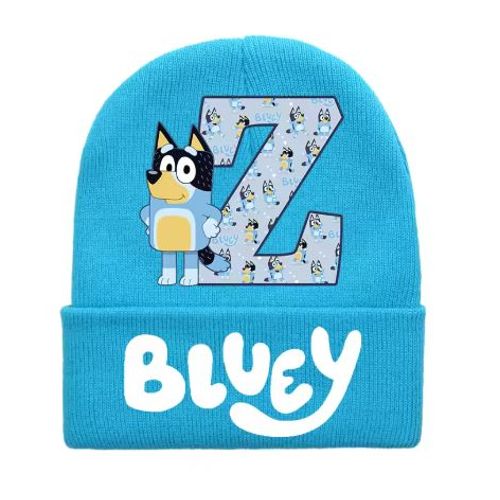 Bonnet Bluey Bingo Pour Enfants. Taille Unique - Lettre Z