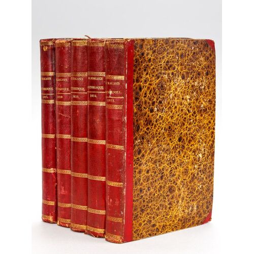 Le Magasin Pittoresque. Edition Belge. (Années 1833 À 1837 - Tome I À 5) : 1833 - 1834 - 1835 - 1836 - 1837