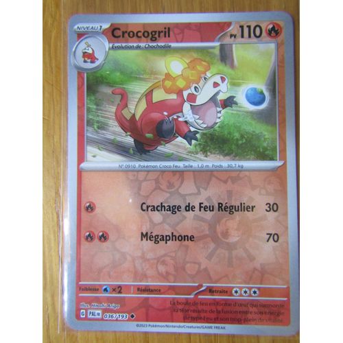Crocogril - Reverse - 036/193 - Evolutions À Paldea