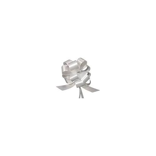Lot De 20 Cocardes Blanc Autotiranti 3,1 Cm Mariage Voiture Mariage Baptême Cérémonie Diplôme Communion Grand Noeud, Événements, Résistants Faciles Prêts À L'emploi