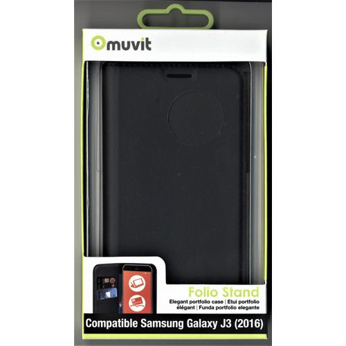 Etui Muvit Folio Stand / Compatible Samsung Galaxy J3 (2016)