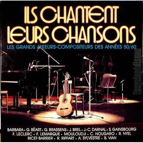 Coffret 10 Vinyls 33 Tours " Ils Chantent Leurs Chansons "