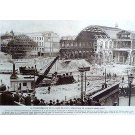 Lot 10 photos noir et blanc sépia originales et sympa pour déco intérieure vintage (architecture, gare de l'est, cathédrale Chartre, Baton-Rouge, Empire State Building, New-York, Sainte Chapelle...)