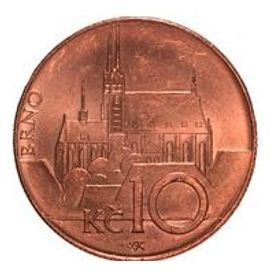 Pièce 10 Koruna Rèpublique Tchèque - 1995