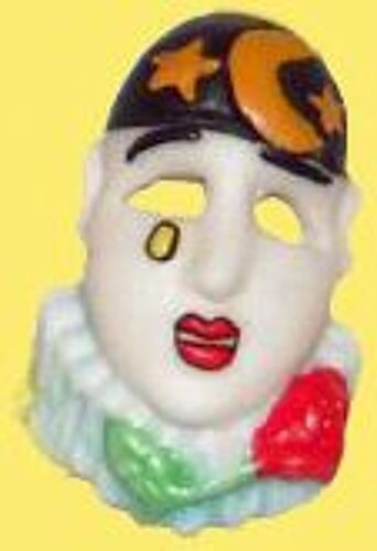 Fève Masque De Pierrot - Série Mate Le Carnaval Des Enfants (Prime 2004)