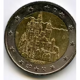 Allemagne 2 Euros 2012 Atelier J Commémorative Bayern