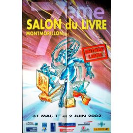 Ponce 2002 Montmorillon Salon Du Livre Et Carte Postale Affiche 40x60