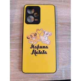 Coque En Silicone Avec Imprimé "Hakuna Matata" Le Roi Lion Pour Smartphone Xiaomi Note 12 Pro 5g