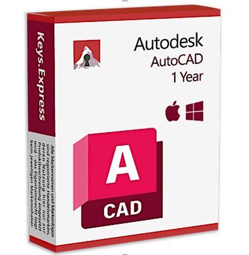 Autodesk Autocad 2026 Licence 1 An - Pc/Mac/Linux