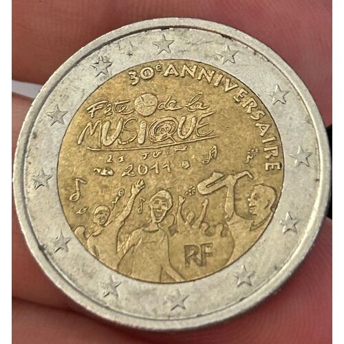 Piece De 2€ 30 Ans Fête De La Musique 2011