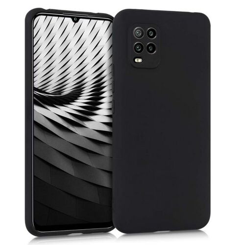 Coque pour Xiaomi Mi 10 Lite 5G - housse etui silicone gel fine + film ecran - NOIR