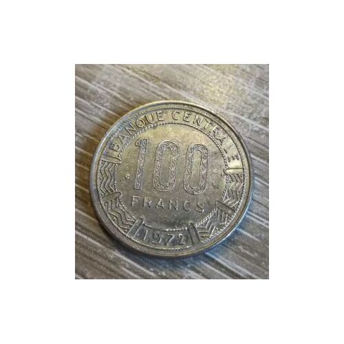 100 Francs Gabon 1972 En L Etat Sur Les Photos