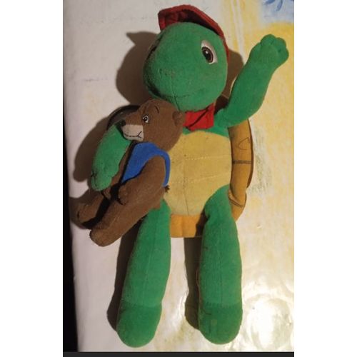Peluche - " Franklin La Tortue " - Et Son Doudou - " Jemini " - 25 cm