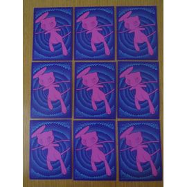 Lot De 9 Protèges Carte Pokémon À L'effigie De : Mew