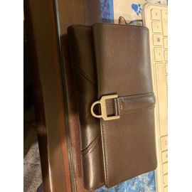 portemonnaie portefeuille cuir marron Le Tanneur
