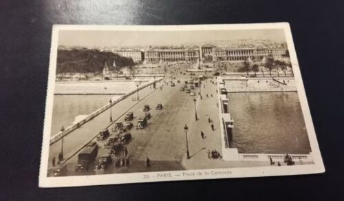 Carte Postale Paris Place De La Concorde Cpa Animée 20 Edition Jupiter En L'état Sur Les Photos