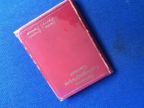 Dictionnaire Orthographique Garnier, Paris 1951