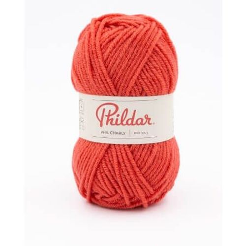 Pelote À Tricoter Phil Charly - Phildar Corail Orange