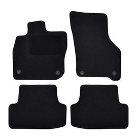 Tapis De Sol Noir Velours Sur Mesure Pour Audi A3 8y Depuis 2020, 4pcs, Ajustement Précis, Renforcée Dans La Zone De La Pédale