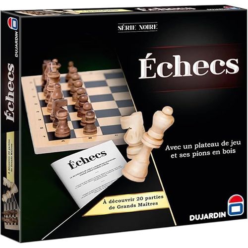 Jeu D Echecs - Plateau Et Pieces Bois - Dujardin
