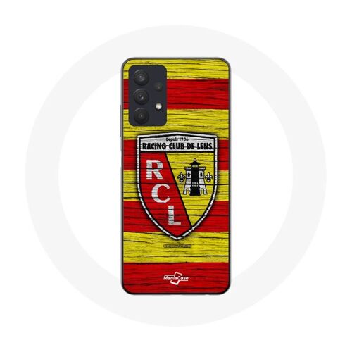 Coque Pour Samsung Galaxy A32 4g Rcl Lens Original Jaune Et Rouge