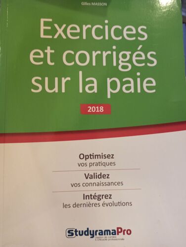 Exercice Et Corrigés Sur La Paie 2018