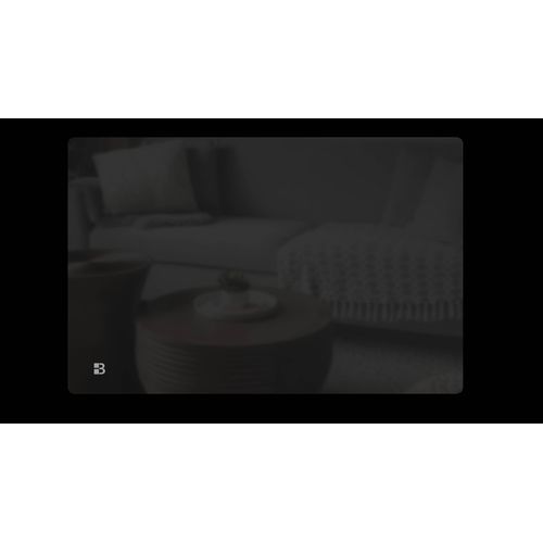 Radiateur électrique fixe à inertie sèche céramique façade en verre 1500W Bestherm IRIS horizontal noir